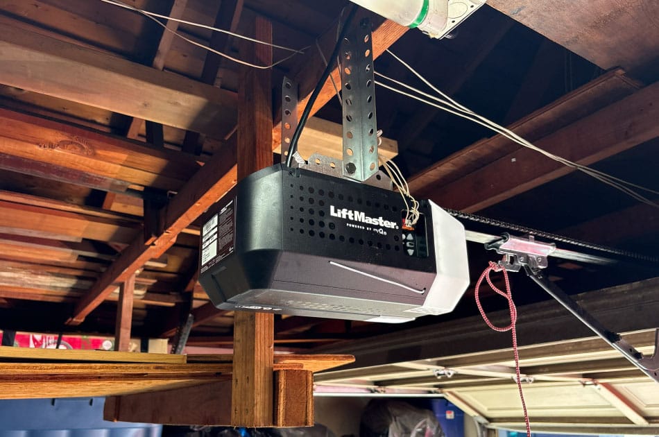 Automatic garage door opener installation Automatic garage door opener installation